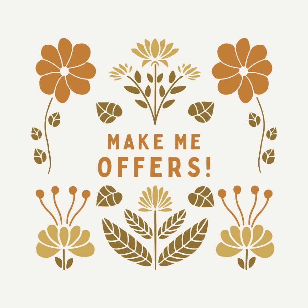 Offers never declined! All accepted or countered!